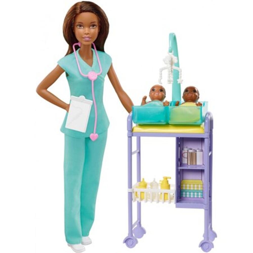 Barbie You Can Be Anything Baby Doctor Playset NWT